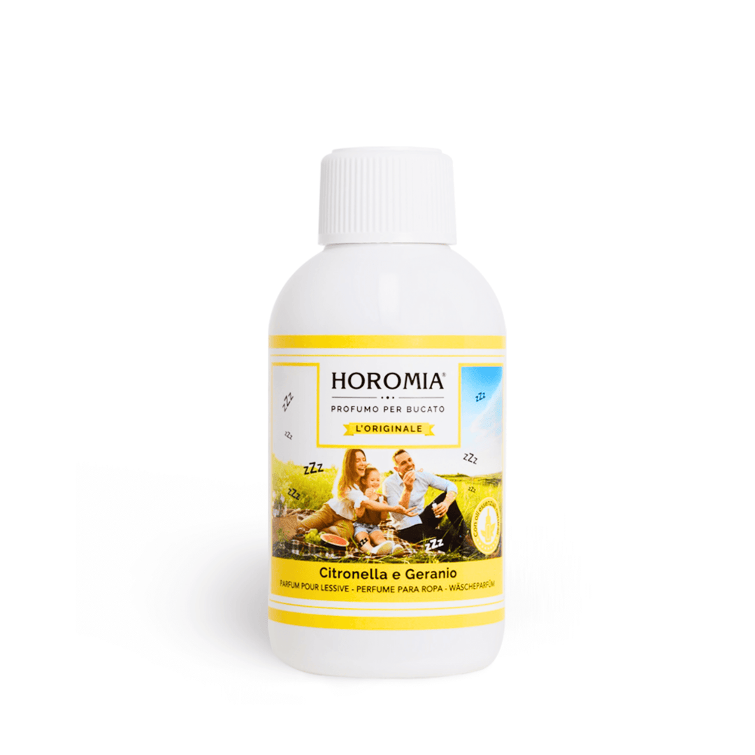 HOROMIA CITRONELLA ÉS GERÁNIUM (CITROMFŰ ÉS GERÁNIUM) mosóparfüm